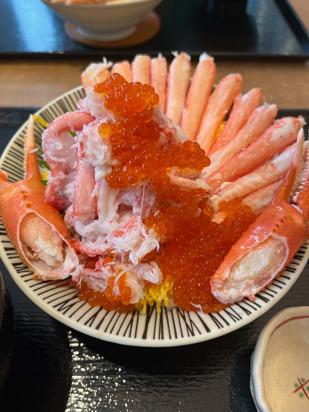 「富山湾食堂　マルート店」の紅ズワイガニ丼